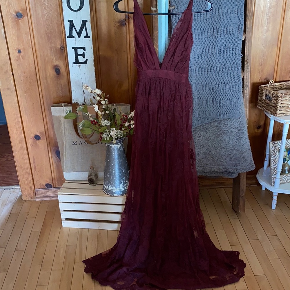 Apricot Lane Floor Length Dress.